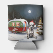 Rafraîchisseur Pour Canette Winter Great Dane Caravan Christmas Adventure (Dos)