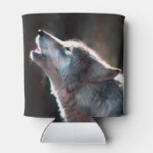 Rafraîchisseur Pour Canette Wolf Howling Loup solitaire (Dos)