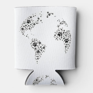 Rafraîchisseur Pour Canette World Atlas Dog Empreintes de pattes