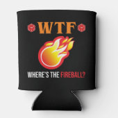 Rafraîchisseur Pour Canette WTF - Où est The Fireball ? (Dos)