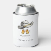 Rafraîchisseur Pour Canette Yeehaw!! We got Hitched Redneck Wedding (Can devant)