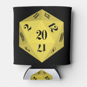 Rafraîchisseur Pour Canette Yellow-20-Sided-Dice