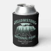 Rafraîchisseur Pour Canette Yellowstone Bear – Keep It Chill, Stay Wild (Can devant)