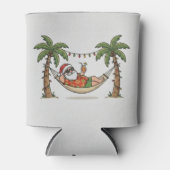 Rafraîchisseur Pour Canette Yo Santa Funny Summer Christmas Tropical Holiday (Devant)
