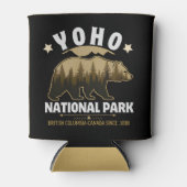 Rafraîchisseur Pour Canette Yoho National Park Bear Design – British Columbia  (Devant)