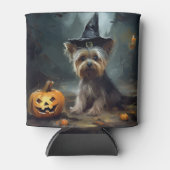 Rafraîchisseur Pour Canette Yorkshire Terrier Citrouilles Halloween effrayant (Devant)