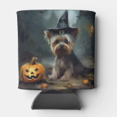 Rafraîchisseur Pour Canette Yorkshire Terrier Citrouilles Halloween effrayant (Dos)