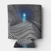 Rafraîchisseur Pour Canette Zebra Optique Illusion Print, (Dos)