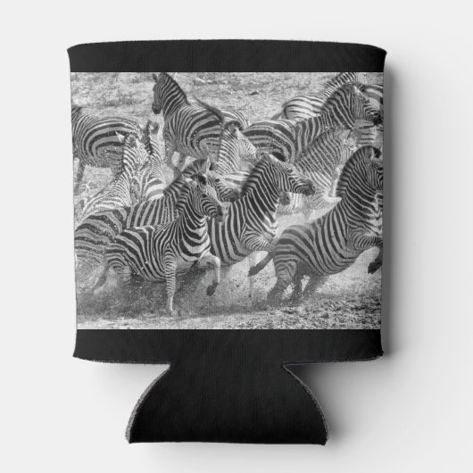 Rafraîchisseur Pour Canette Zebras running (Dos)