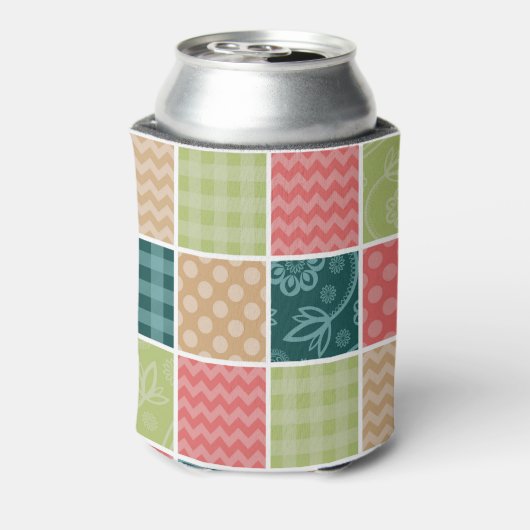 Rafraîchisseur Pour Canette Zigzag, Chevron, En vichy, Pois, Patchwork (Can Dos)