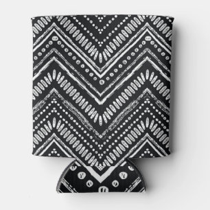 Rafraîchisseur Pour Canette Zigzag Stripes : Ethnique Dessinée À La Main