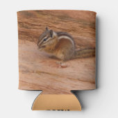 Rafraîchisseur Pour Canette Zion Chipmunk sur Red Rocks (Dos)