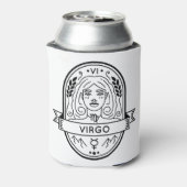 RAFRAÎCHISSEUR POUR CANETTE ZODIAC BADGE SYMBOLE VIRGO STROKE (Can Dos)