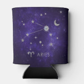 Rafraîchisseur Pour Canette Zodiac Purple Aries | Horoscope d'astrologie cosmi (Dos)