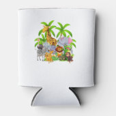 Rafraîchisseur Pour Canette Zoo Animaux Safari Faune Fête Anniversaire A Day A (Devant)