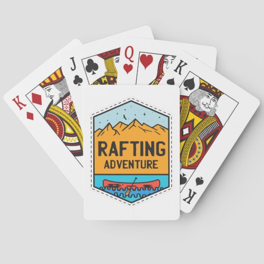 Rafting Adventure Pokerkaarten (Achterkant)