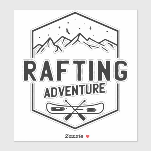 Rafting Adventure Sticker (Vel)