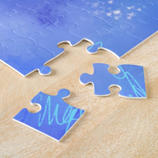 Rafting Girl Puzzle - Schilven Legpuzzel (Zijkant)