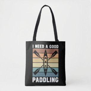 Rafting Ik heb een goede peddel kajak retro peddel Draagtas