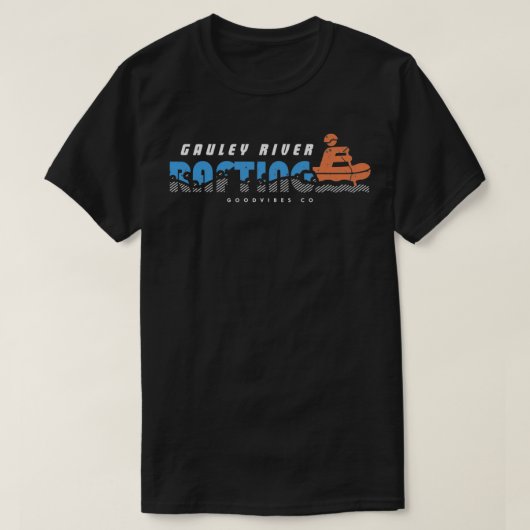 Rafting in de rivier de Gauley T-shirt (Design voorkant)
