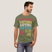  Rafting is mijn jam-vun watersportboot T-shirt (Voorkant volledig)