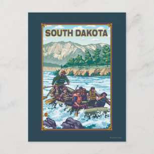 Rafting South Dakota Briefkaart