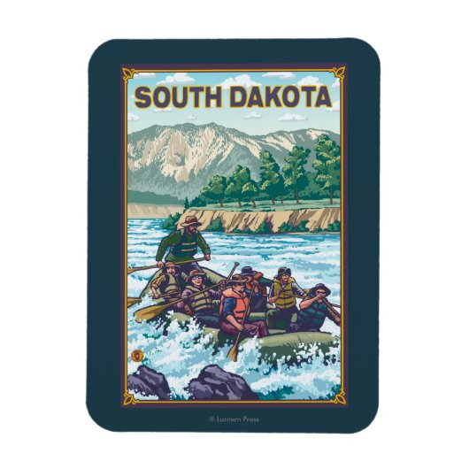 Rafting South Dakota Magneet (Verticaal)