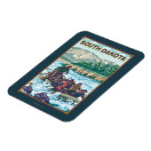 Rafting South Dakota Magneet (Linkerzijde)