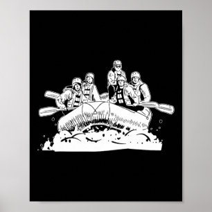 Rafting - varen met White Water Rafter Poster