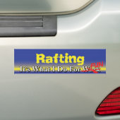 Rafting - Wat ik doe voor de FUN Bumpersticker (Op auto)