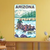 RaftingArizona Canvas Afdruk (Insitu (Woonkamer))