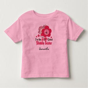 Rag Doll Cutest Middle Sister Kinder Shirts