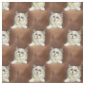 Rag Doll Kitten kunst Stof (Swatch)