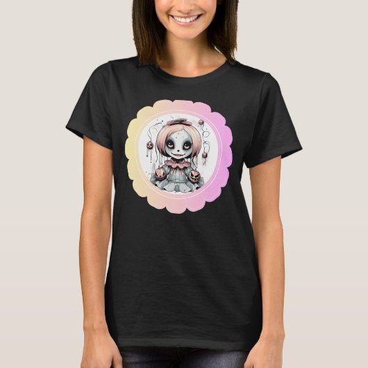 Rag Doll Spooky liefhebbers leuke aangepaste T-Shi T-shirt (Voorkant)