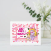 RAG DOLL & TEDDY obtenir bien Carte postale (Debout devant)