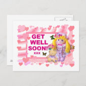 RAG DOLL & TEDDY obtenir bien Carte postale (Devant / Derrière)