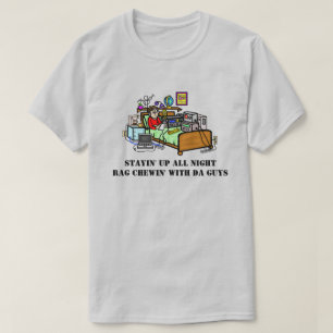 Rag kauwt met de jongens Ham Radio T-shirt