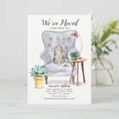 Ragamuffin Chat Moving Faire-part (Debout devant)