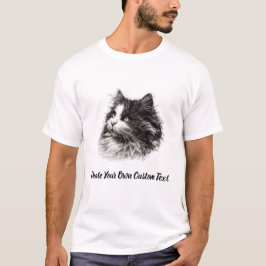 Ragamuffin Kat Maak Je Eigen Tekst  T-shirt