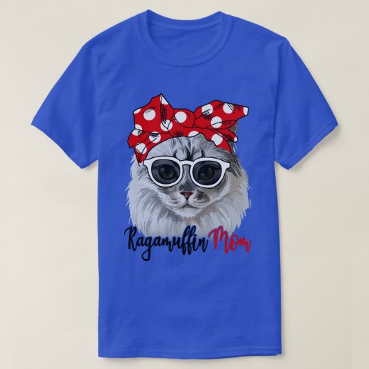 Ragamuffin Kat Shirt Ragamuffin Kat Mam Bandana (Design voorkant)