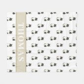 Ragamuffin Tuxedo Huisdier Gemiddeld Langharige Ka Fleece Deken (Voorkant (Horizontaal))