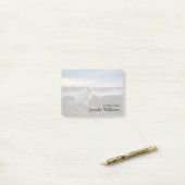 Ragdolkat bij het strand post-it® notes (Op bureau)