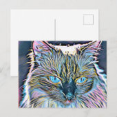 Ragdoll Art Briefkaart (Voorkant / Achterkant)