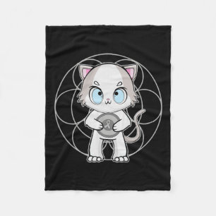 Ragdoll Cat Anime Kitten Dyslexie Bewustzijn Fleece Deken