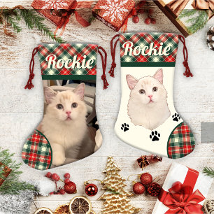 Ragdoll Cat gepersonaliseerd Kleine Kerstsok