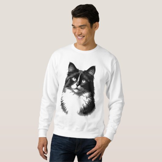 Ragdoll Cat Men's Sweatshirt (Devant entier)