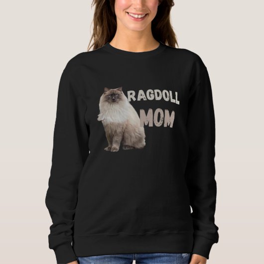 Ragdoll Cat Mom Funny Cat Owner Lover Trui (Voorkant)