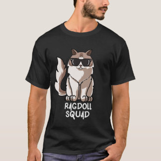 Ragdoll Cat Squad T-shirt
