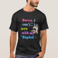 Ragdoll Cat T-shirt – Unisex, Kinder & Volwassenen