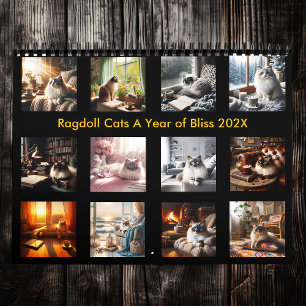 Ragdoll Cats Een jaar van geluk 2025 Kalender
